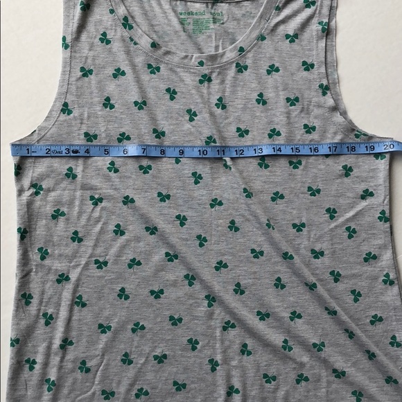 3/$10, 4/$12, 5/$14, 6/$16 Shamrock sleeveless T-shirt size L - Picture 5 of 6